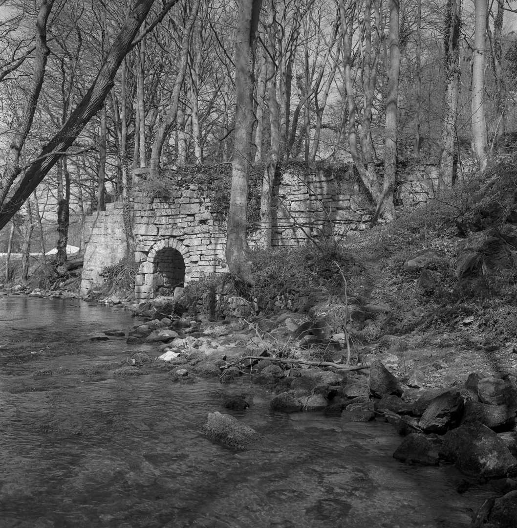 Exit tunnel for big wheel Maeshafn Mine 15.4.74